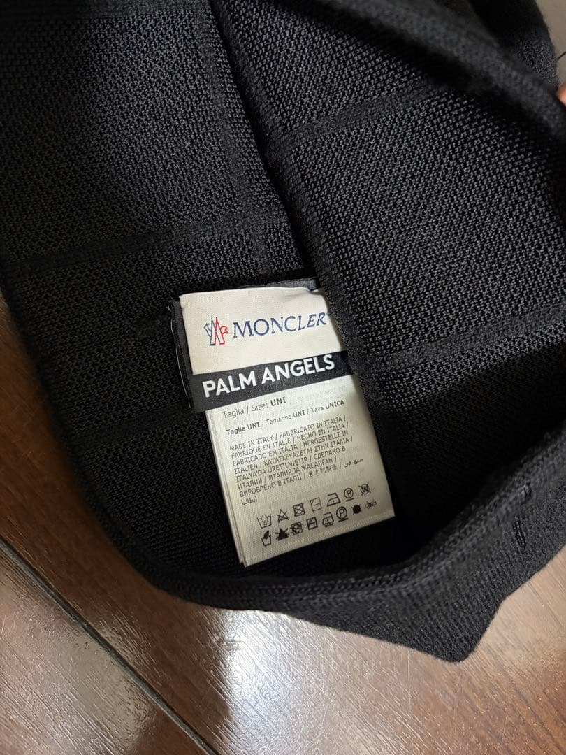 Moncler x Palm Angels ブラック ニットキャップ