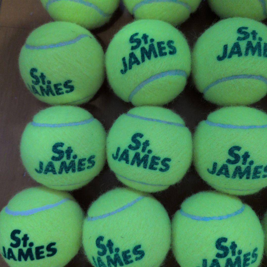 St. JAMES テニスボール 蛍光イエロー 60球