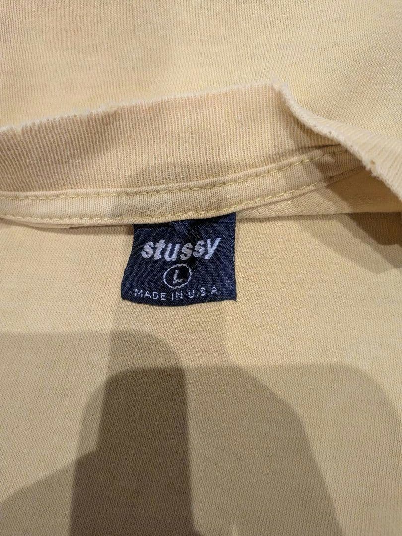Stussy イエロー Tシャツ
