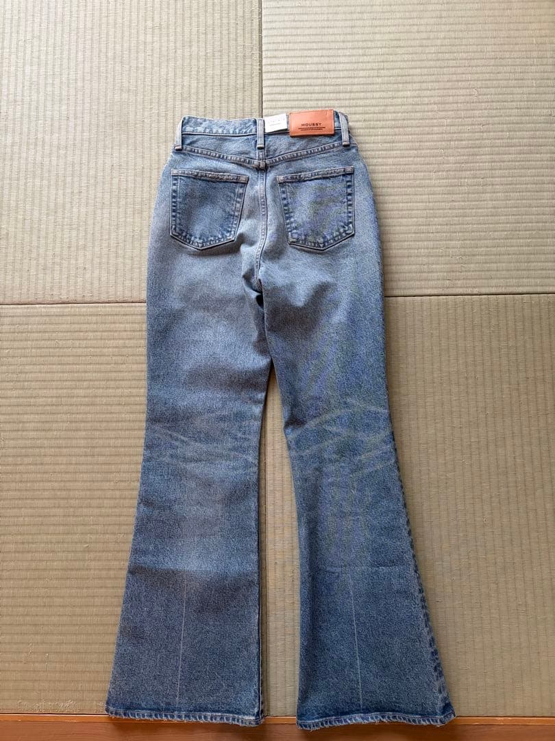 新品moussy MVS FLARE デニム25