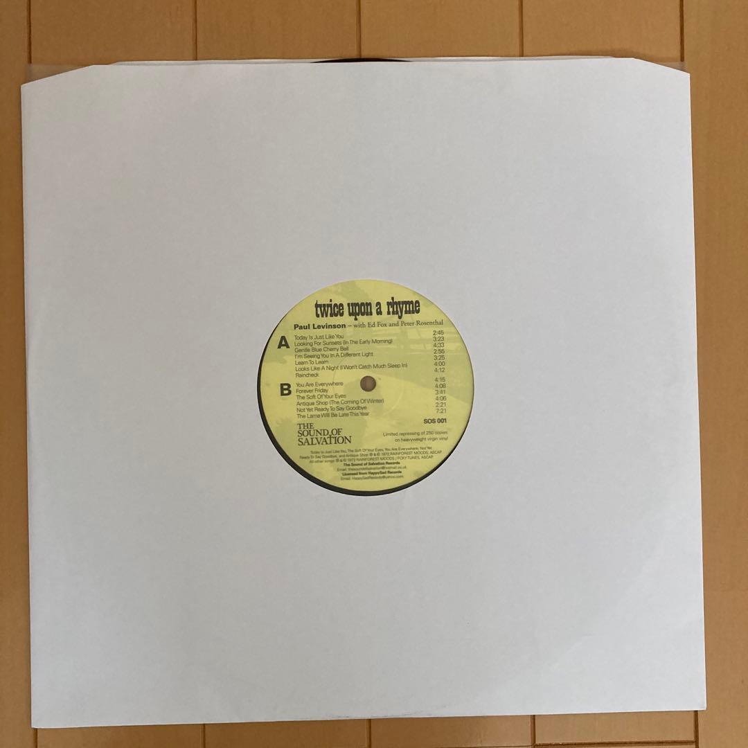 PAUL LEVINSON／TWICE UPON A RHYME サイケ再発LP