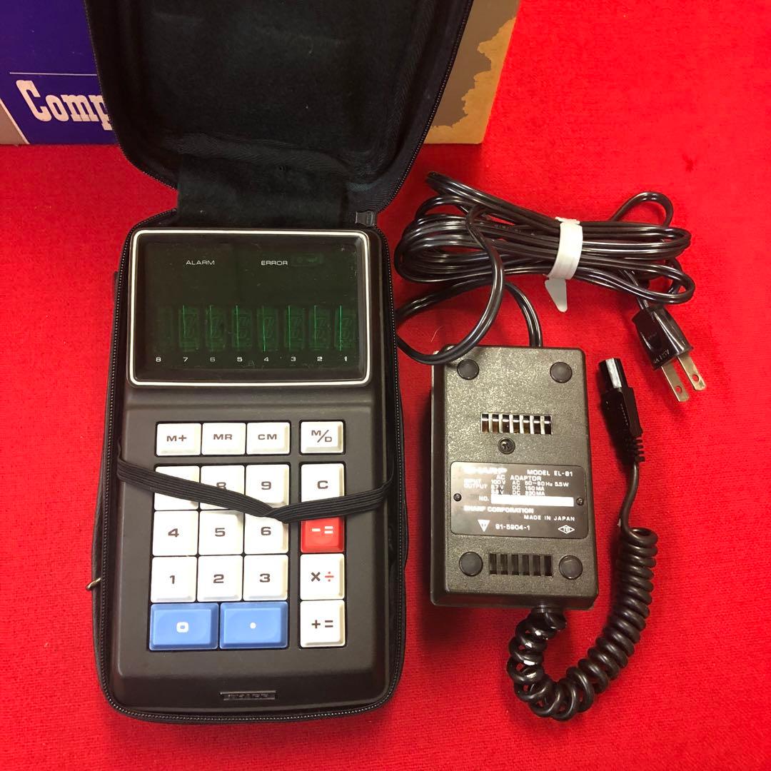 SHARP 電子ソロバン　COMPET EL-8M 1971年　コンペット