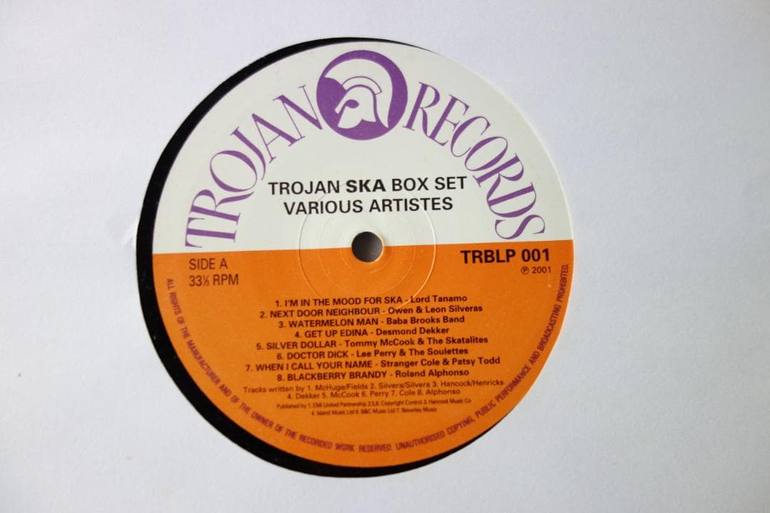 TROJAN SKA BOX SET 限定版 3LP