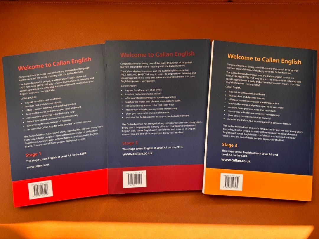 【最新版 3rd edition】 Callan Method 1-3