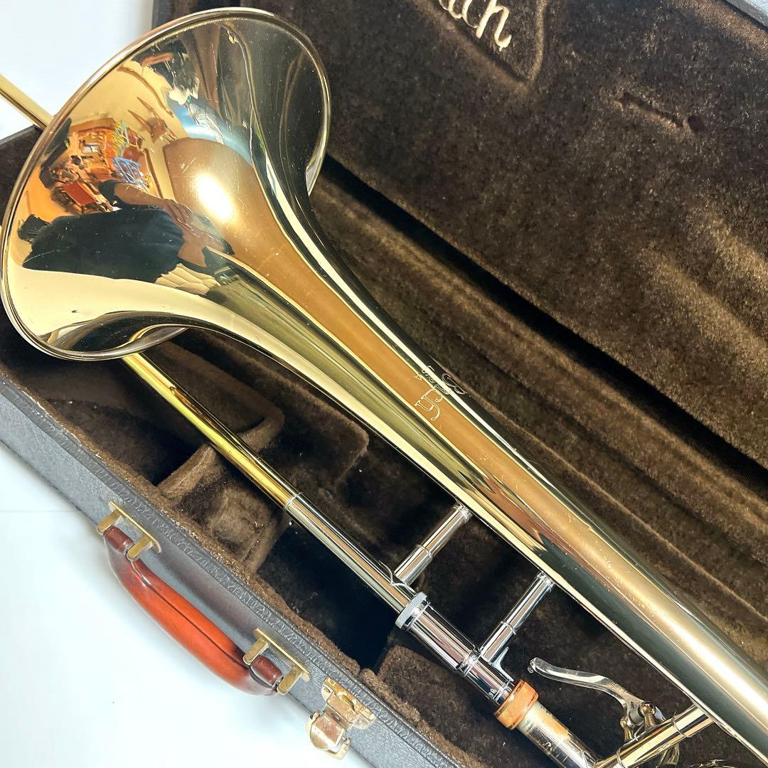 【良品】Bach USA テナーバストロンボーン　吹奏楽　管楽器　バック