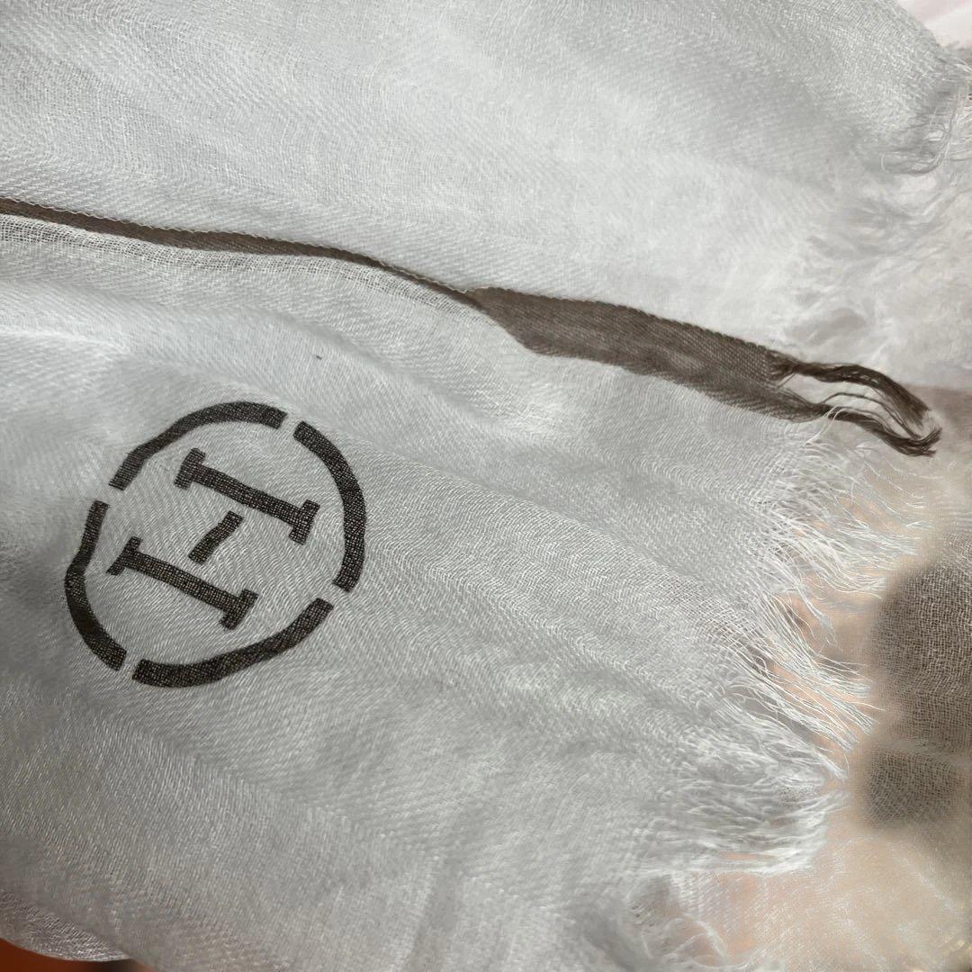 （トマト） エルメスHERMES ストールHロゴ NAOSHIMA直島