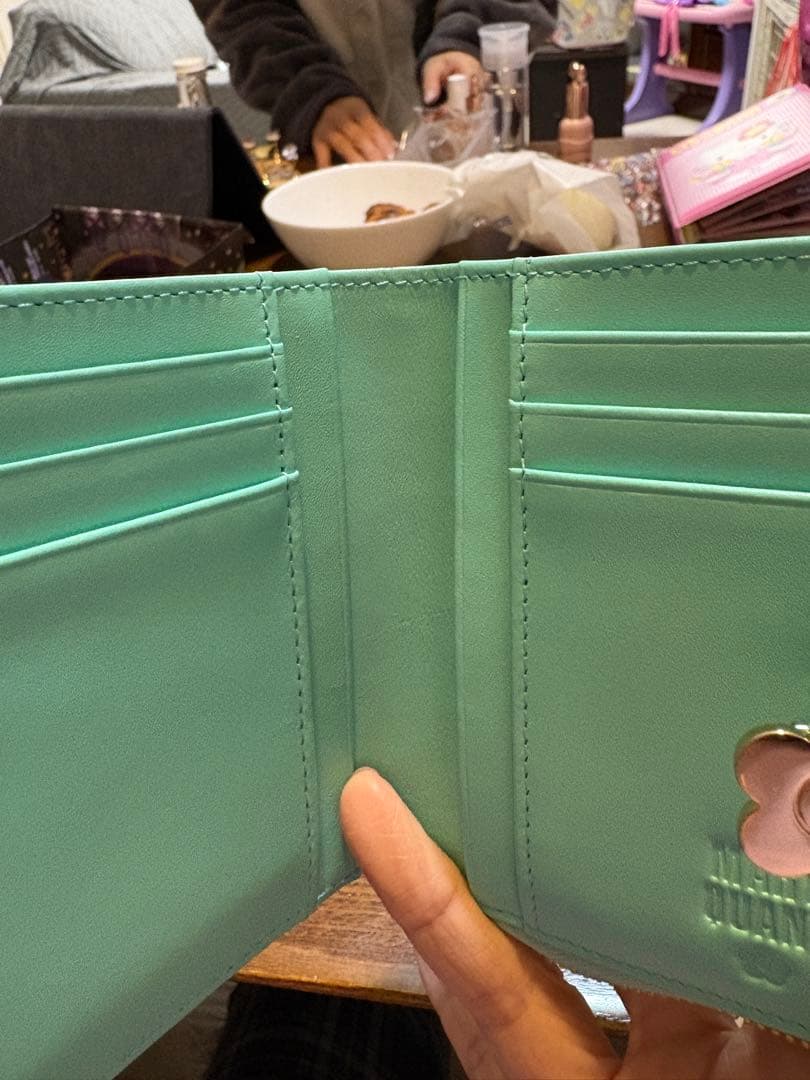 MARY QUANT ミントグリーン 二つ折り財布