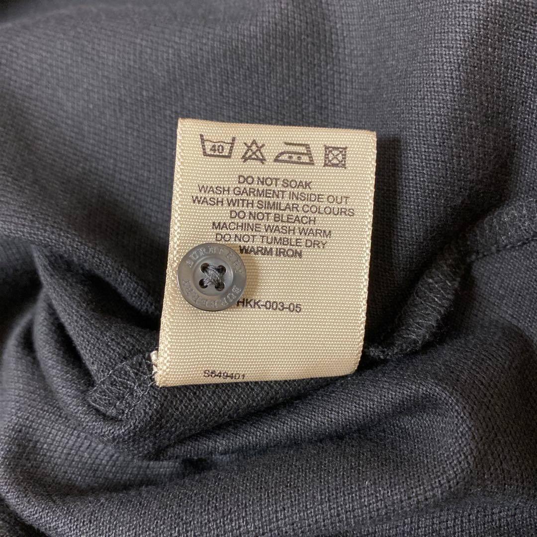 BURBERRY LONDONノバチェック半袖ポロシャツ バーバリーブラックS