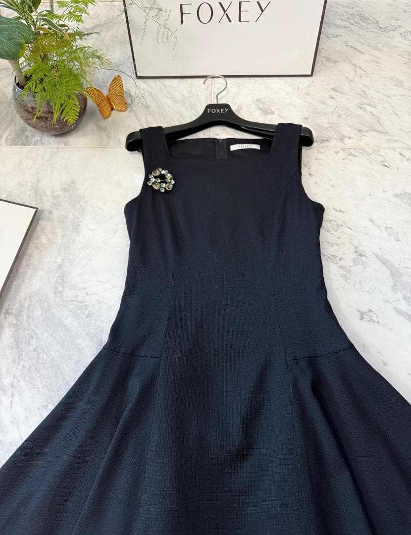 Asukuru 定価約12万★美品★FOXEY/フォクシーDress 38