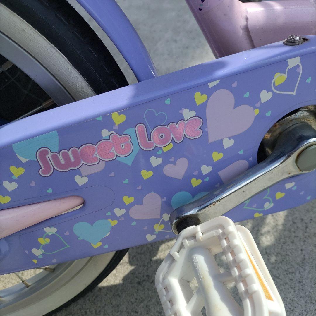 メゾピアノ 子供自転車18インチ SweetLove 女の子 前カゴ 補助輪可