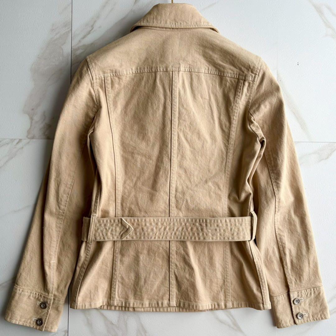 美品◆バーバリーロンドン ベルト付 トレンチコート ジャケット ノバチェック M