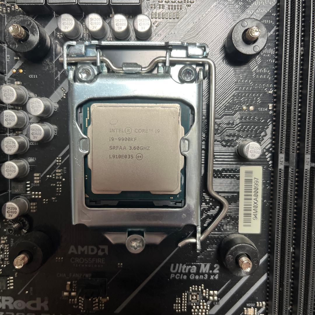 intel core i9-9900KF(マザーボードセット)