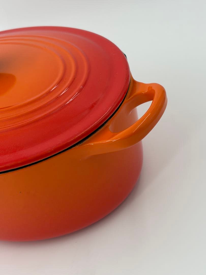 LE CREUSET ルクルーゼ オーバル 25cm オレンジ 両手鍋