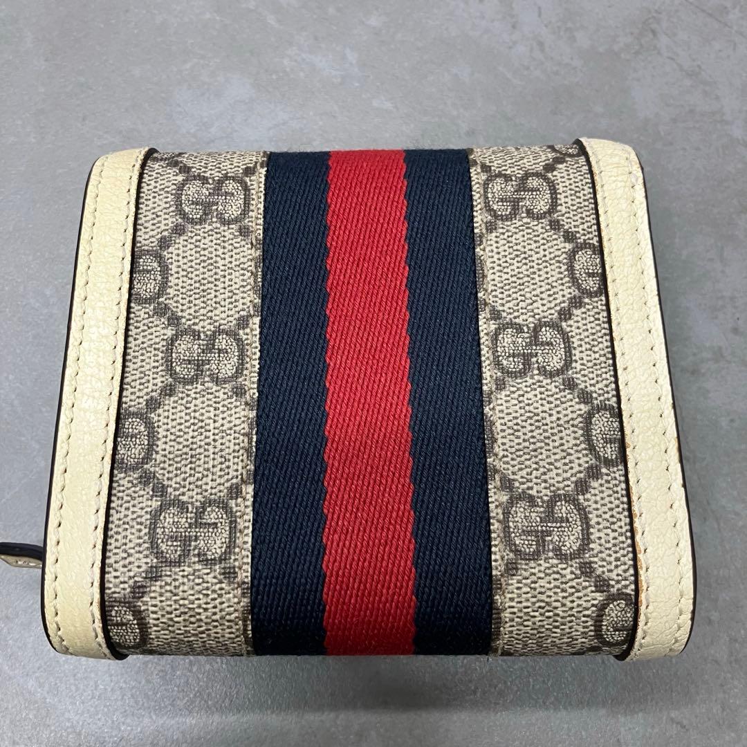 う*ら様 グッチ GUCCI オフディア コンパクト財布 箱・保存袋付き