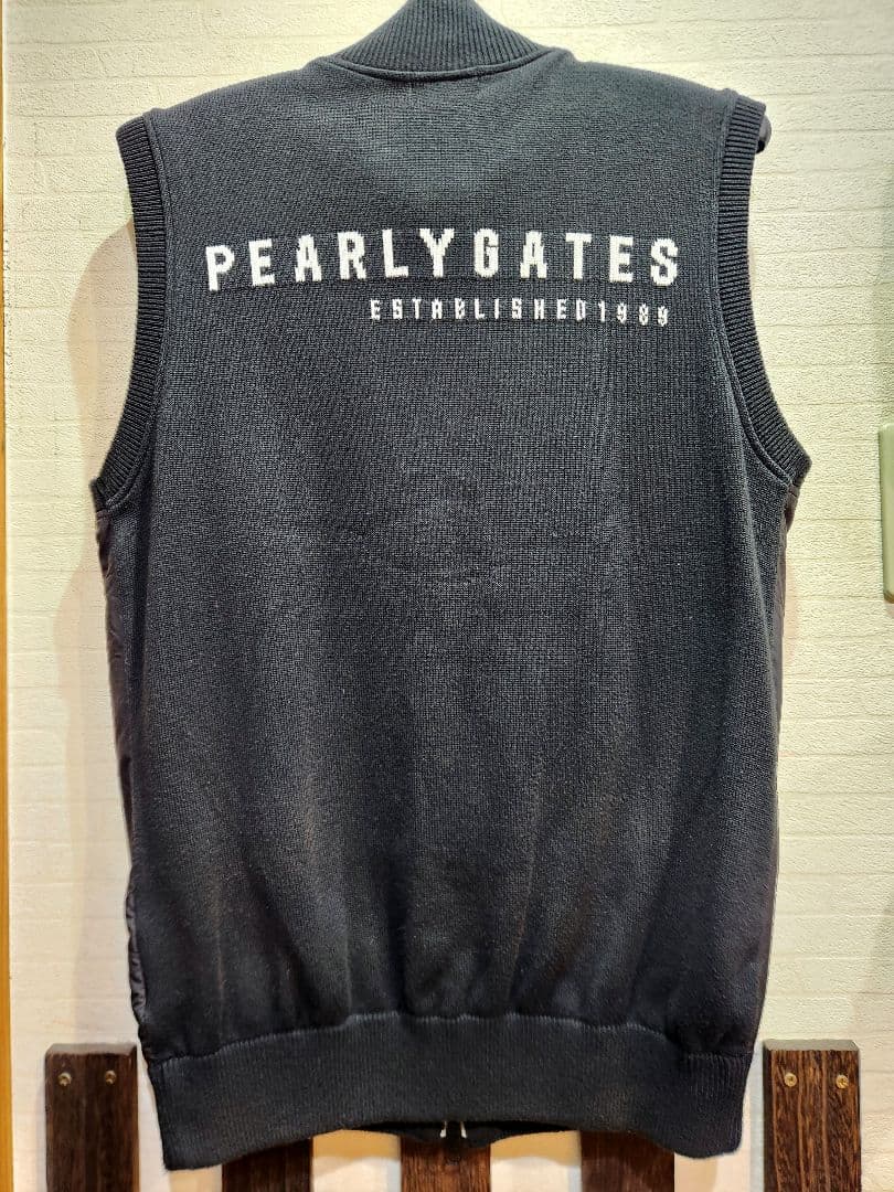 PEARLY GATES ブラックベスト サイズ　L