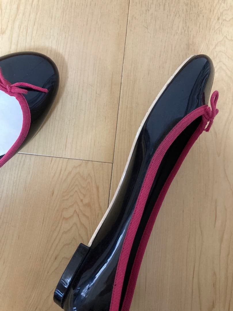 美品★レペット　バレーフラットレインシューズ　24〜24.5 40