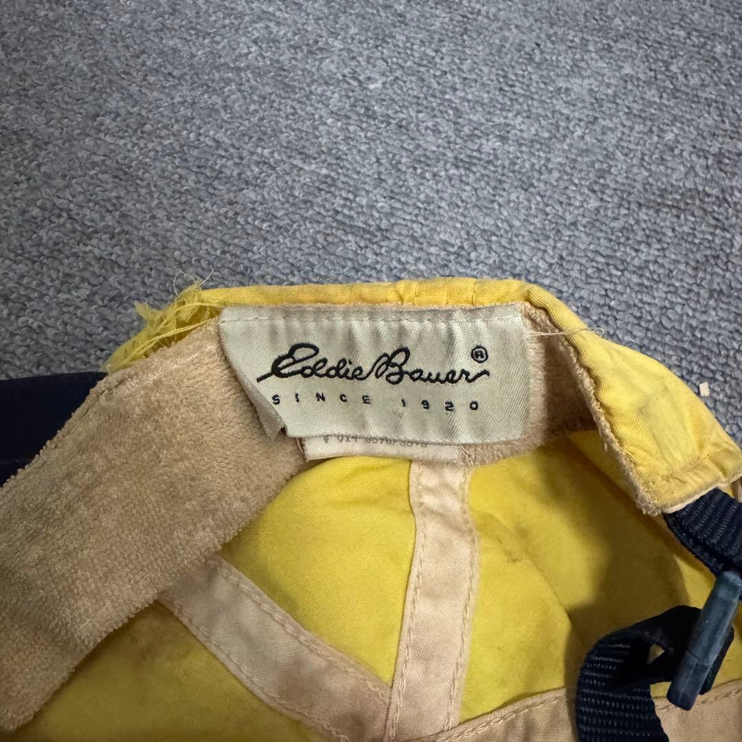 帽子 80s~90s Eddie Bauer two tone color cap