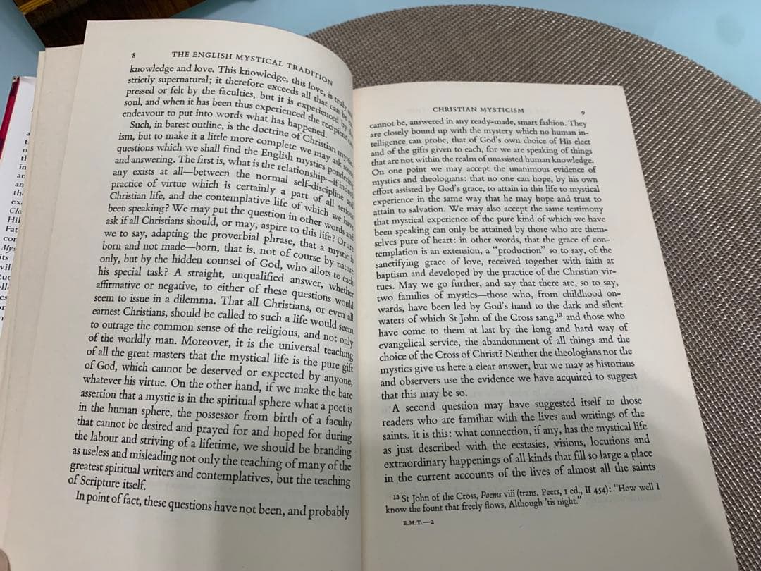 希少1961年　The English Mystical Tradition