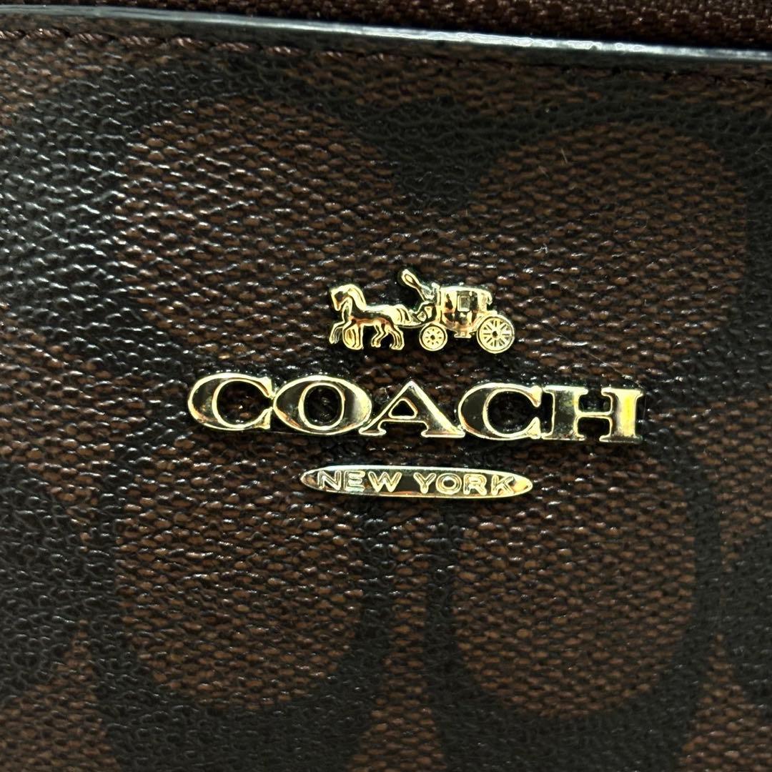 COACH コーチ ボディバッグ シグネチャー ブラウン F48740