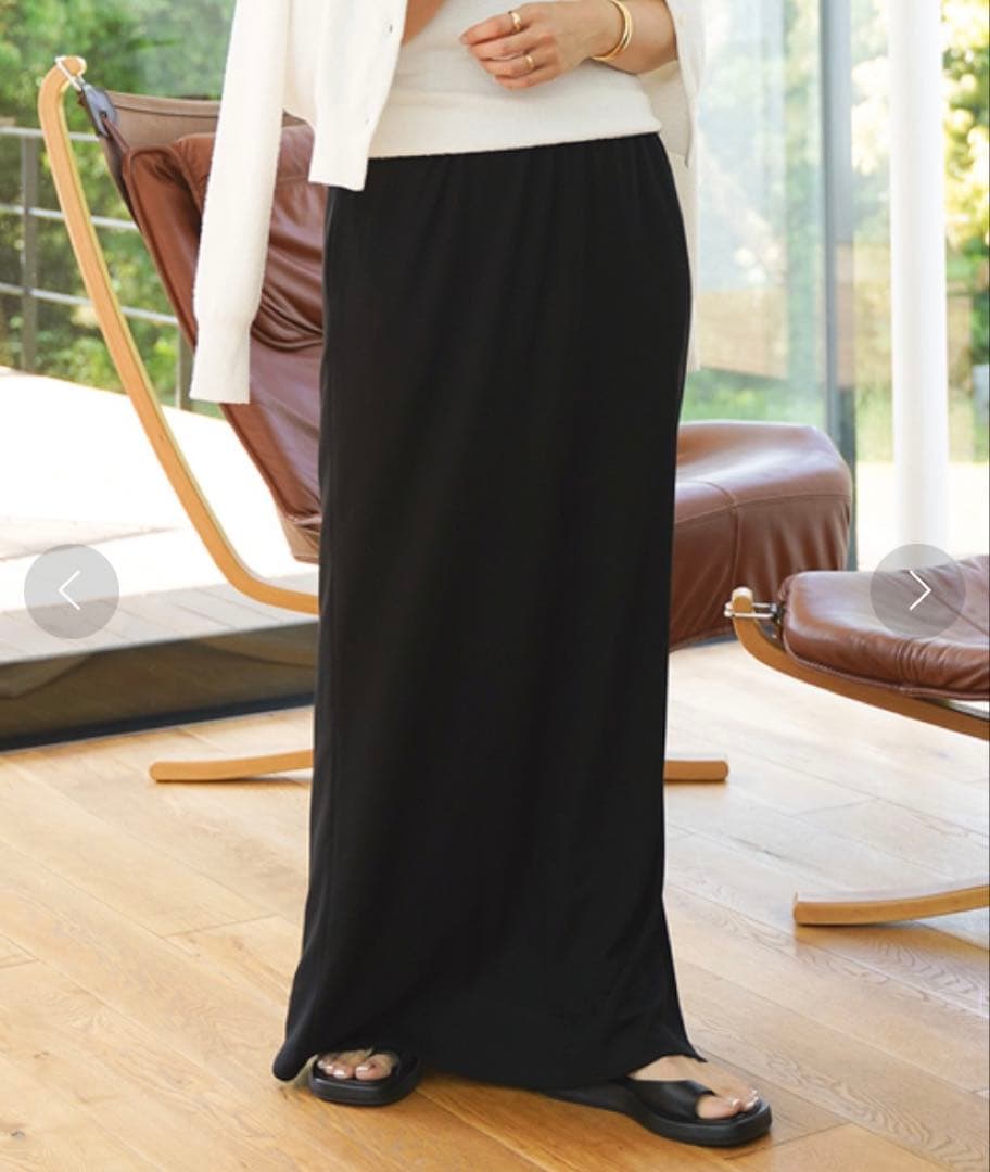 ゆーみん様美品✨即完売✨DeuxiemeClasse ロングスカートウエストゴム