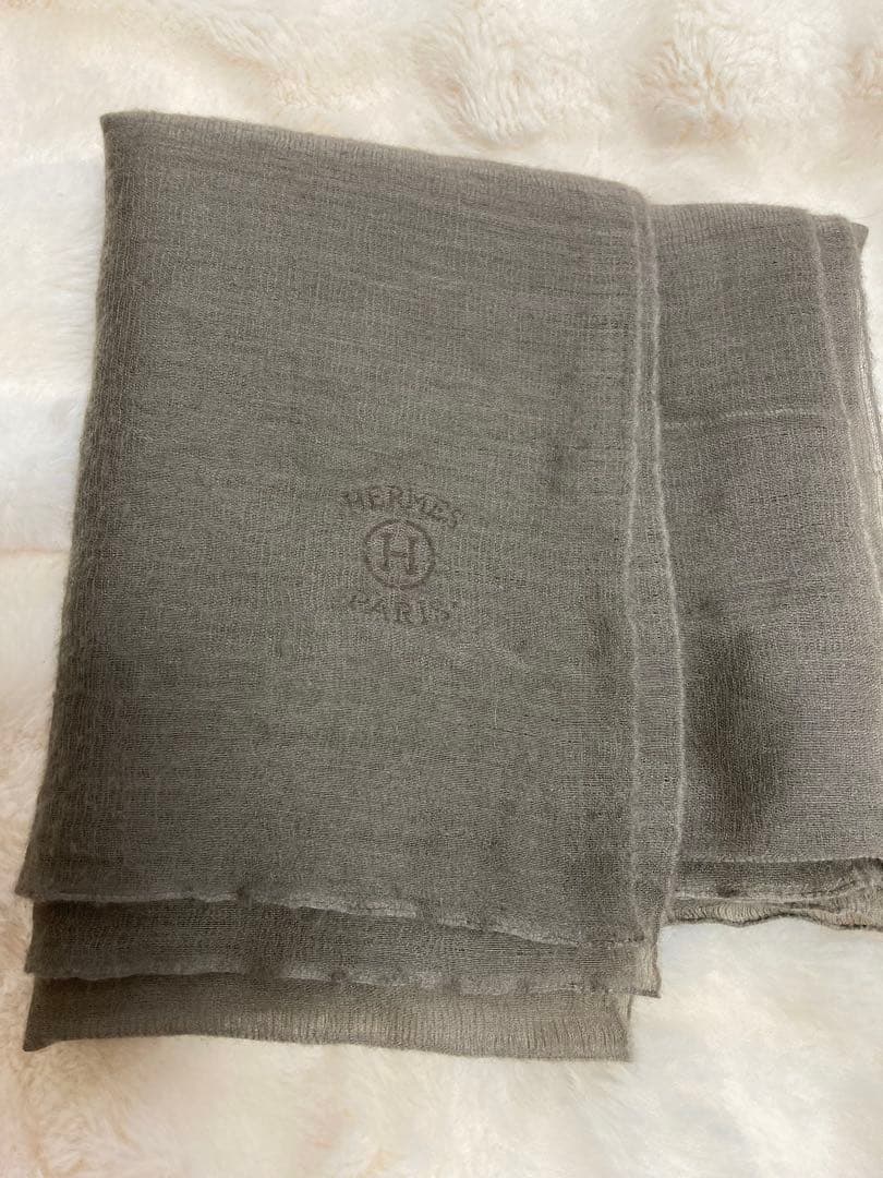 エルメス HERMES Cashmere Silk Stole カシミヤ シルク