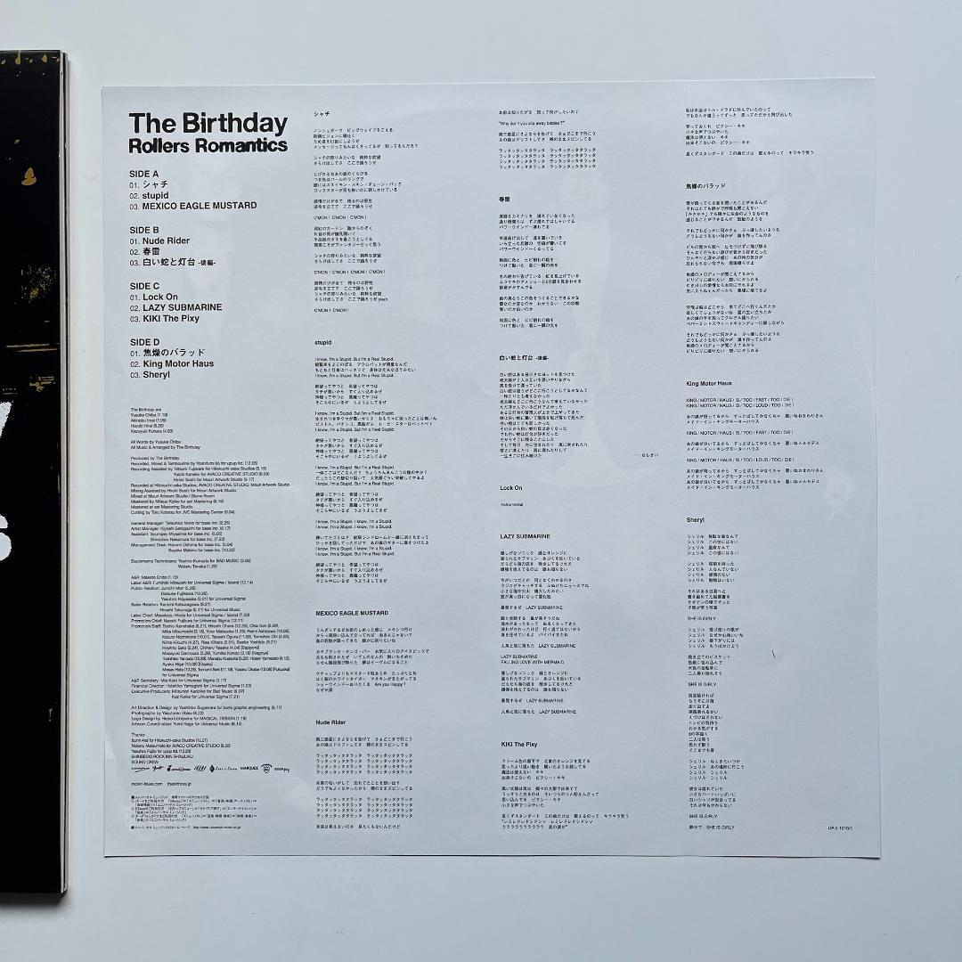 貴重 美盤 2LP レコード The Birthday ザ・バースディ