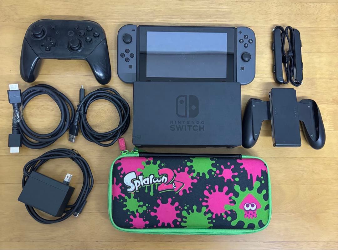Nintendo Switch 本体 + Proコントローラー + ケース