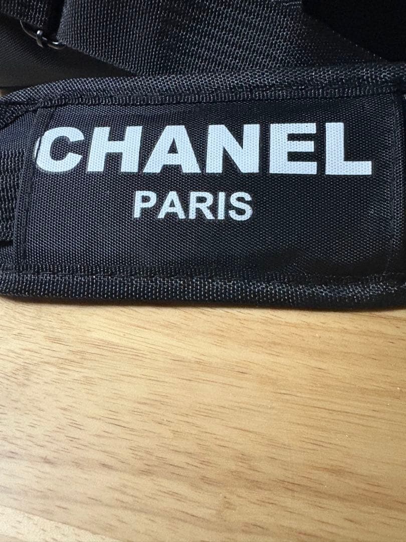 CHANEL PARIS ブラック ボストンバッグ