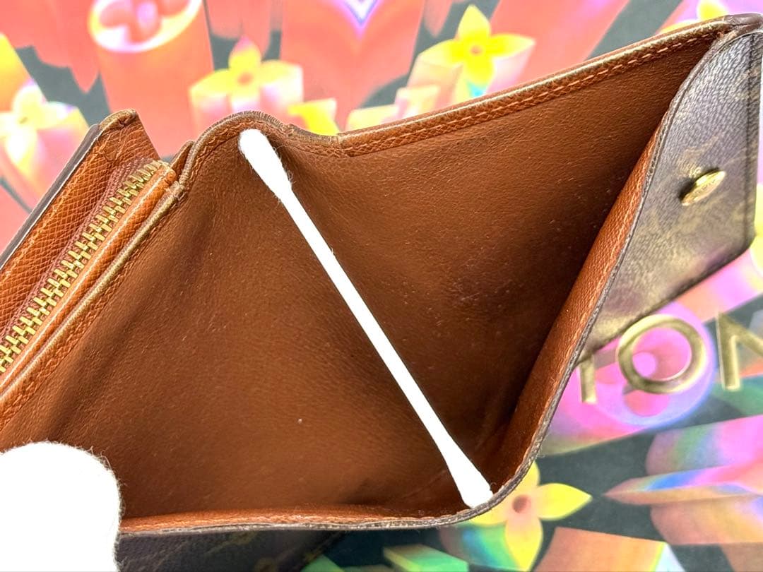 ルイヴィトン　ポルトモネ・ビエ　トレゾール　L字形ファスナー二つ折り財布
