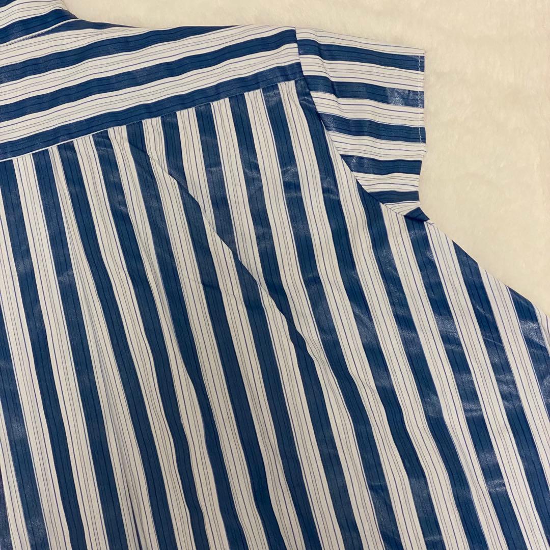sacai サカイ ストライプ プリーツ ワンピース