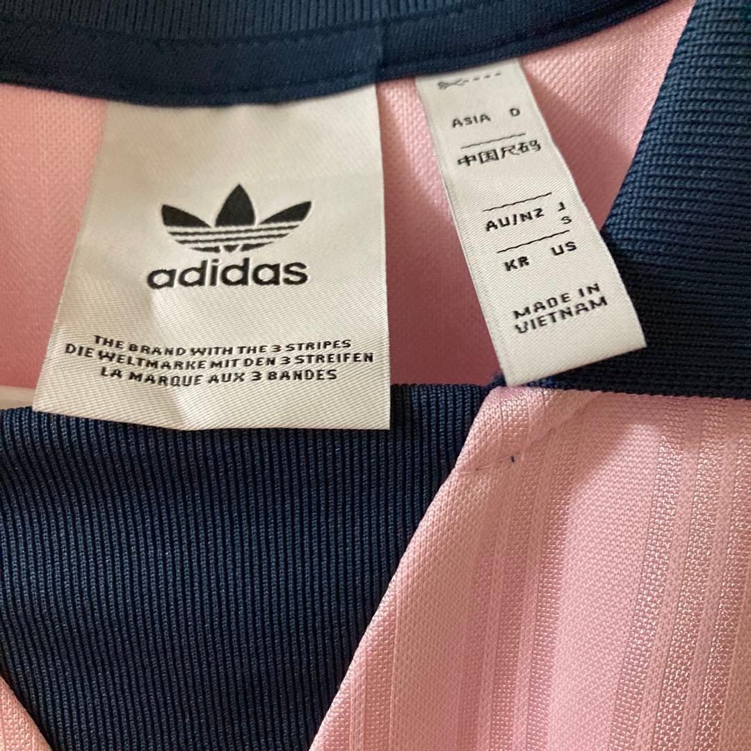 【Sサイズ】美品⭐️adidas 襟付きゴーリートップ　ピンク