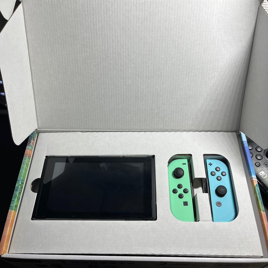 任天堂スイッチ あつまれどうぶつの森セット　本体　プロコンセット