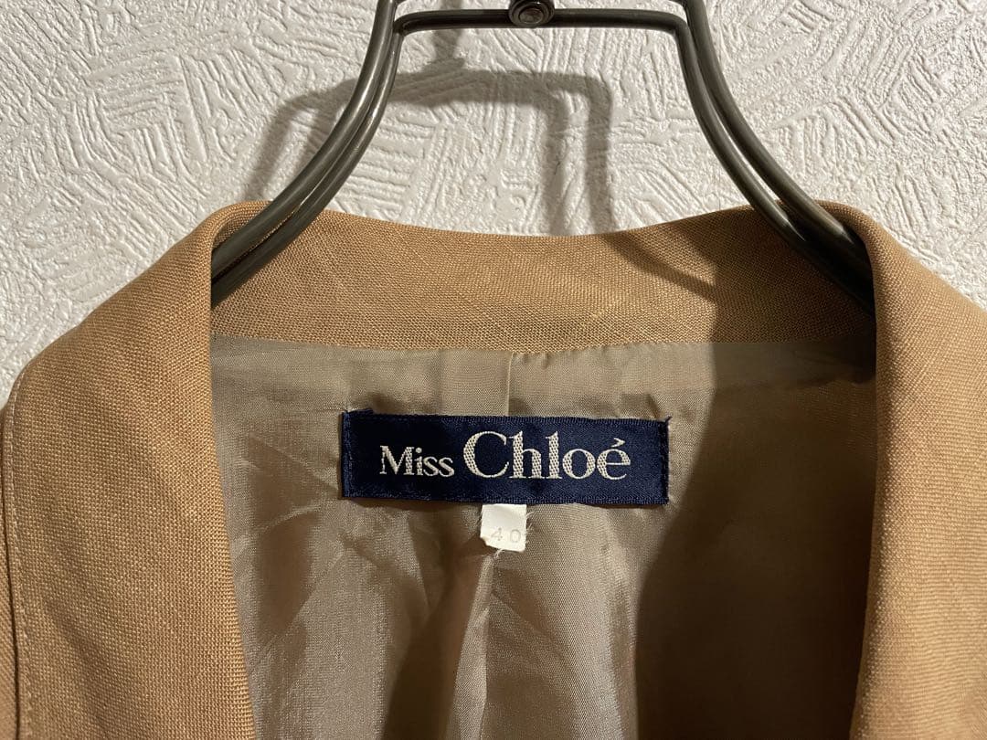 Vintage Chloe リネン ダブル テーラード ジャケット / クロエ