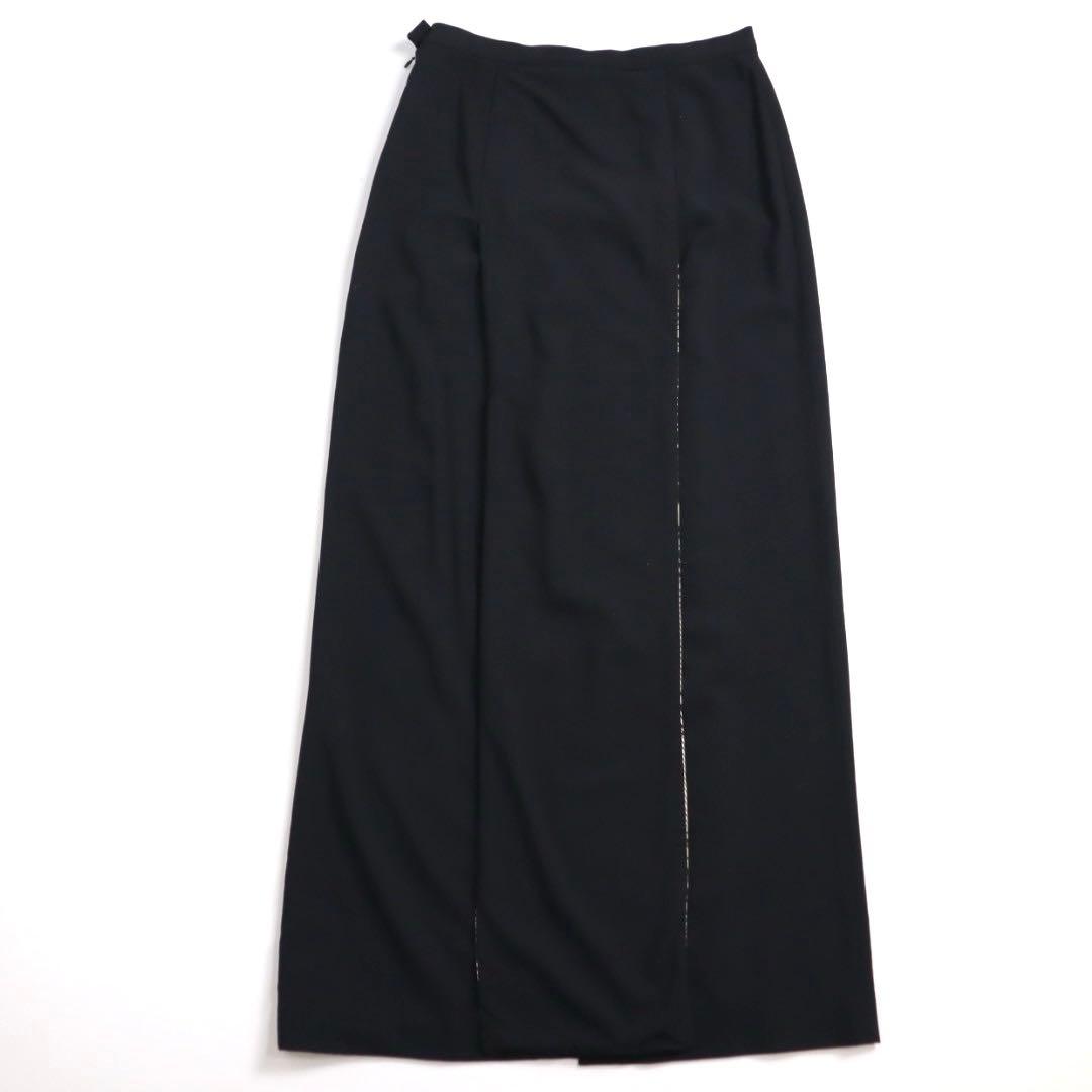 90s vintage kenzo ウール 和柄 レイヤード ロングスカート