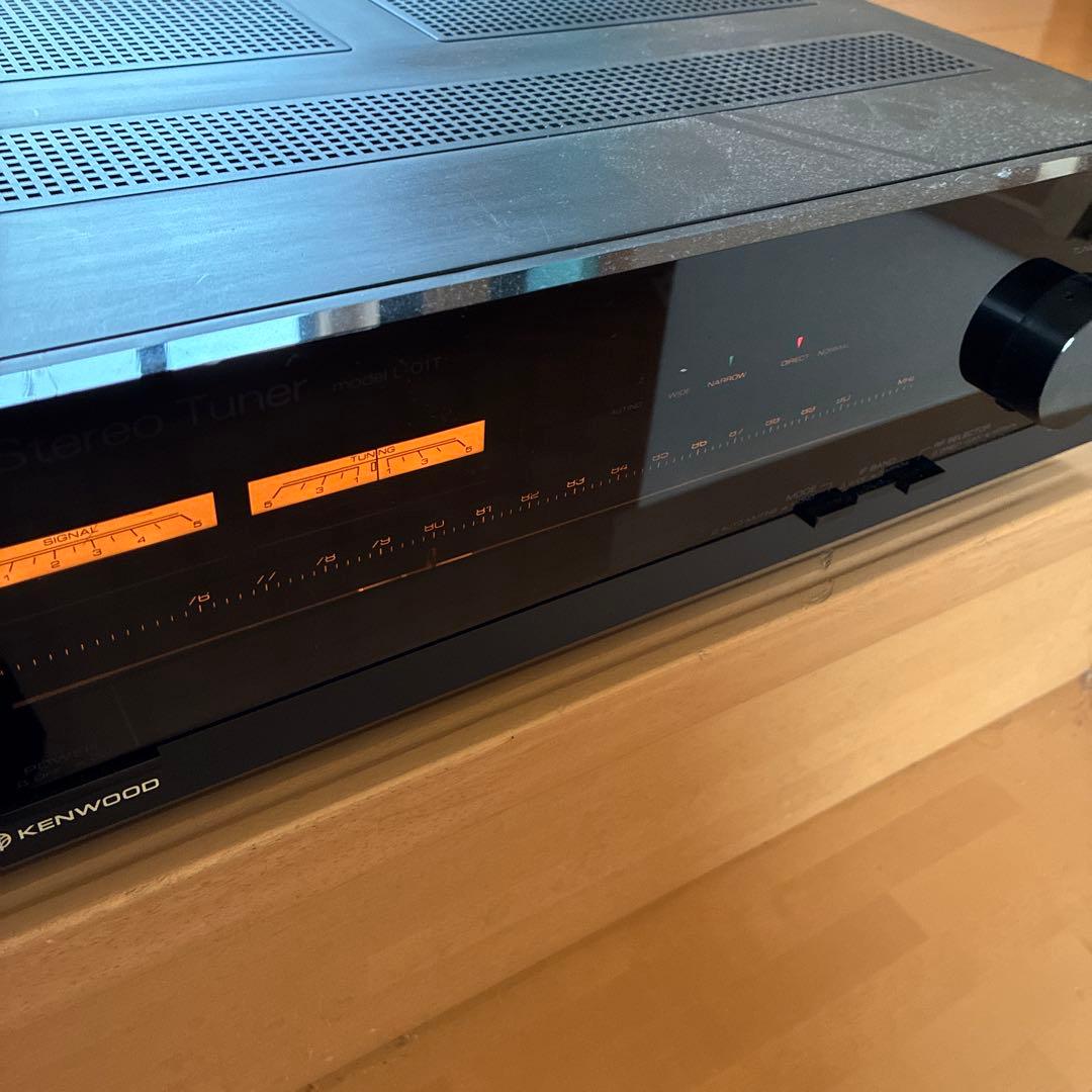 高級KENWOOD L-01T FM ステレオチューナージャンク品