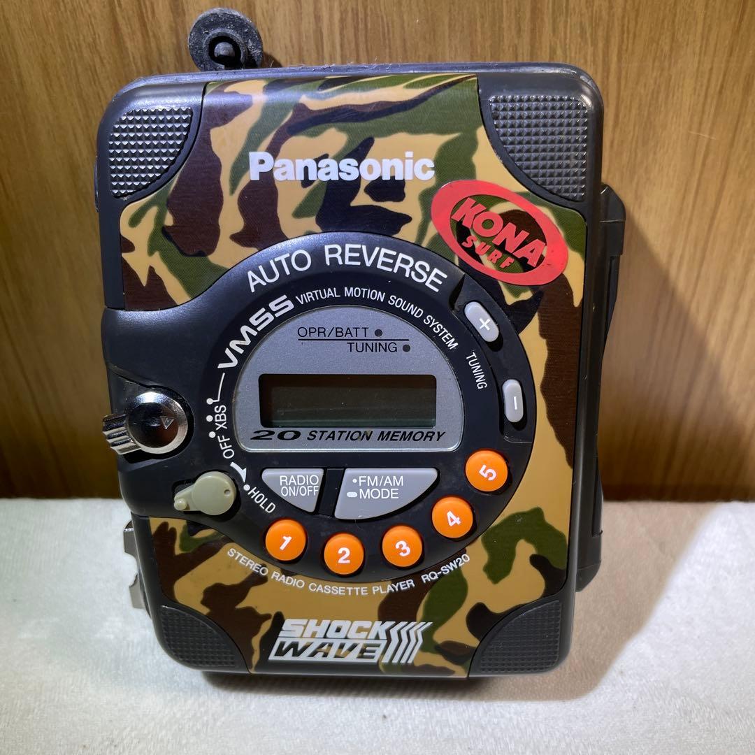 ジャンク品Panasonic SHOCK WAVE RQ-SW20 カセット