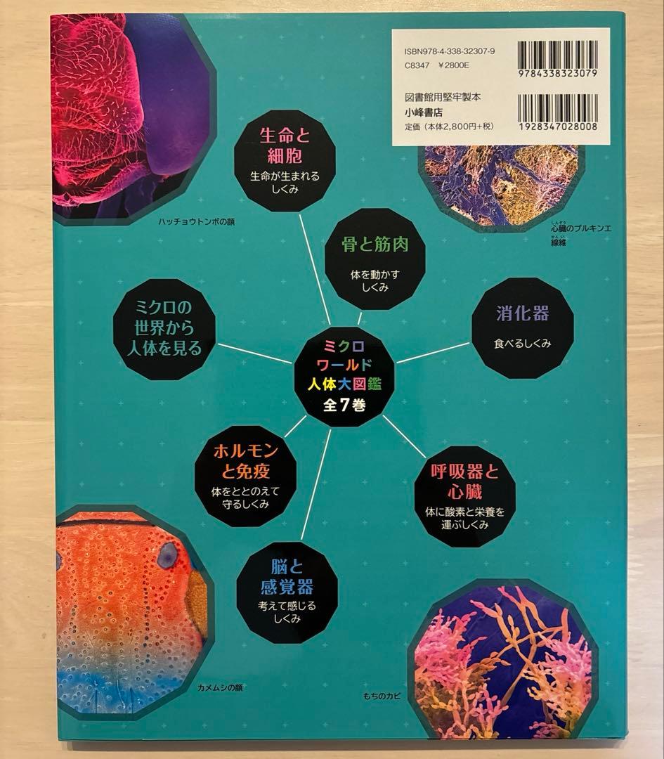 【美品】ミクロワールド人体大図鑑 全7巻