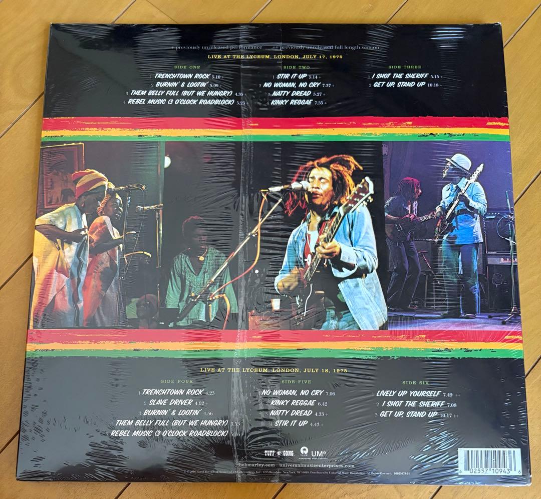 Bob Marley & The Wailers LIVE! 稀少未開封 3LP