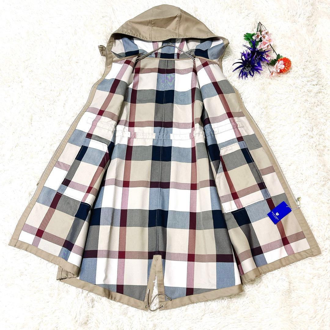 タグ付・高級✨ブルーレーベルクリストブリッジ ノバチェック リバーシブルコート