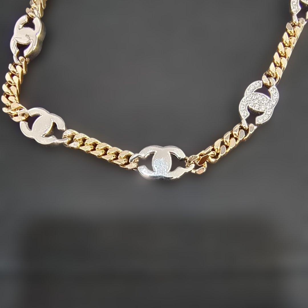 ✨極美✨ CHANEL ロゴ入りチョーカー　ネックレス