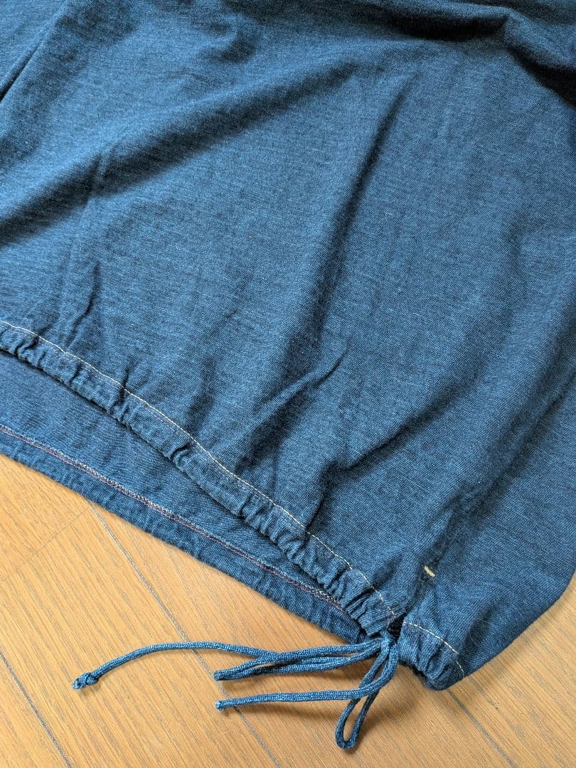 最終お値下げ♪45R45rpm レースde天竺Tシャツ（インディゴ）
