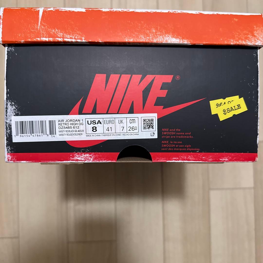 靴 NikeAirJordan1 HighOG Lost&Found Chicago
