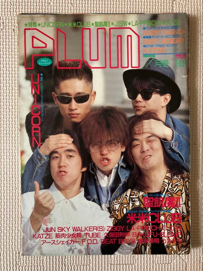 UNICORN ユニコーン　雑誌など　レトロ本 まとめ売り