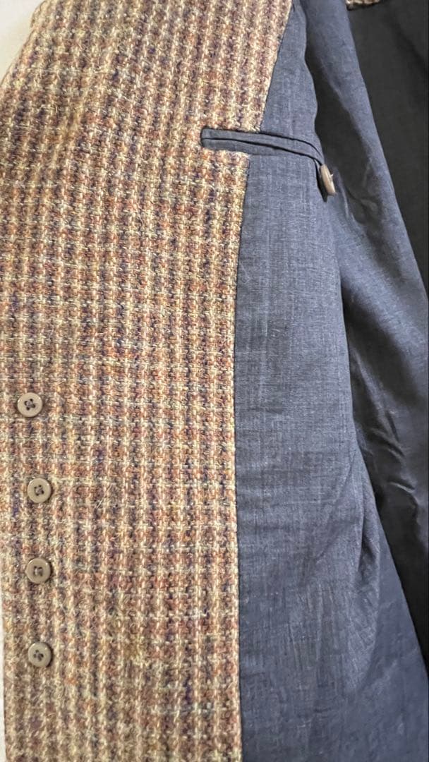 新品TODAYFUL Wool100% CheckJacket