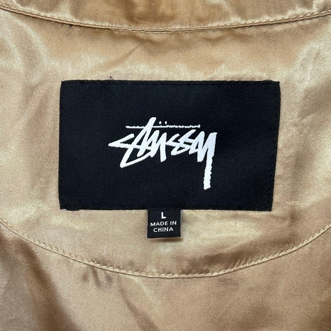 【希少】Lサイズ Stüssy ステューシー サテン レーシング ジャケット