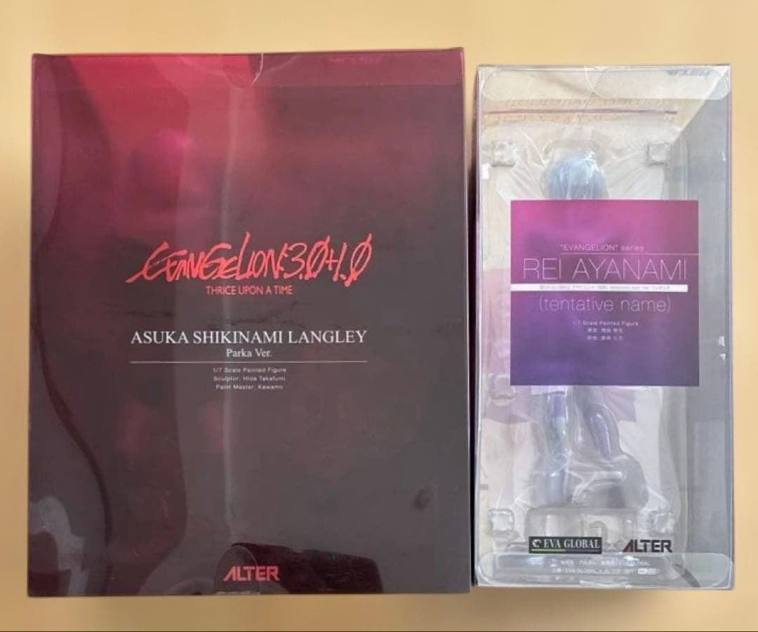 エヴァンゲリオン　アスカ　レイ　ALTER　未開封　2種セット