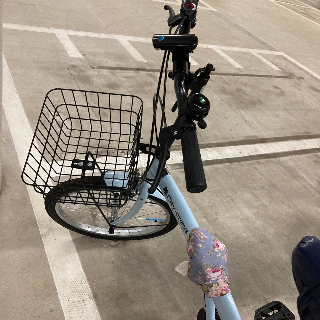 完成品　折りたたみ　自転車　20インチ　6段変速　美品　引き取り