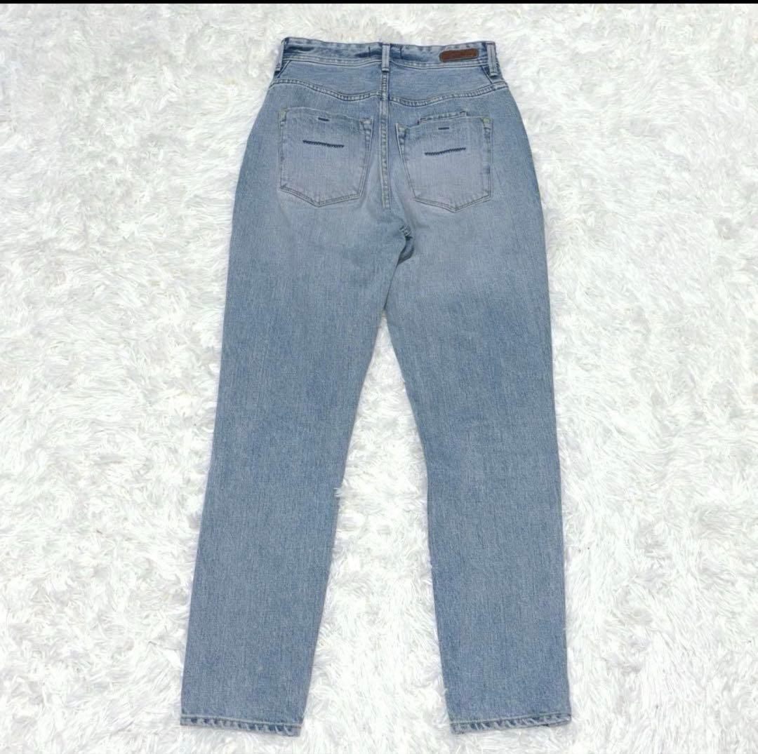 YANU K ヤヌーク　High Waist RUTH ライトブルーデニム　24