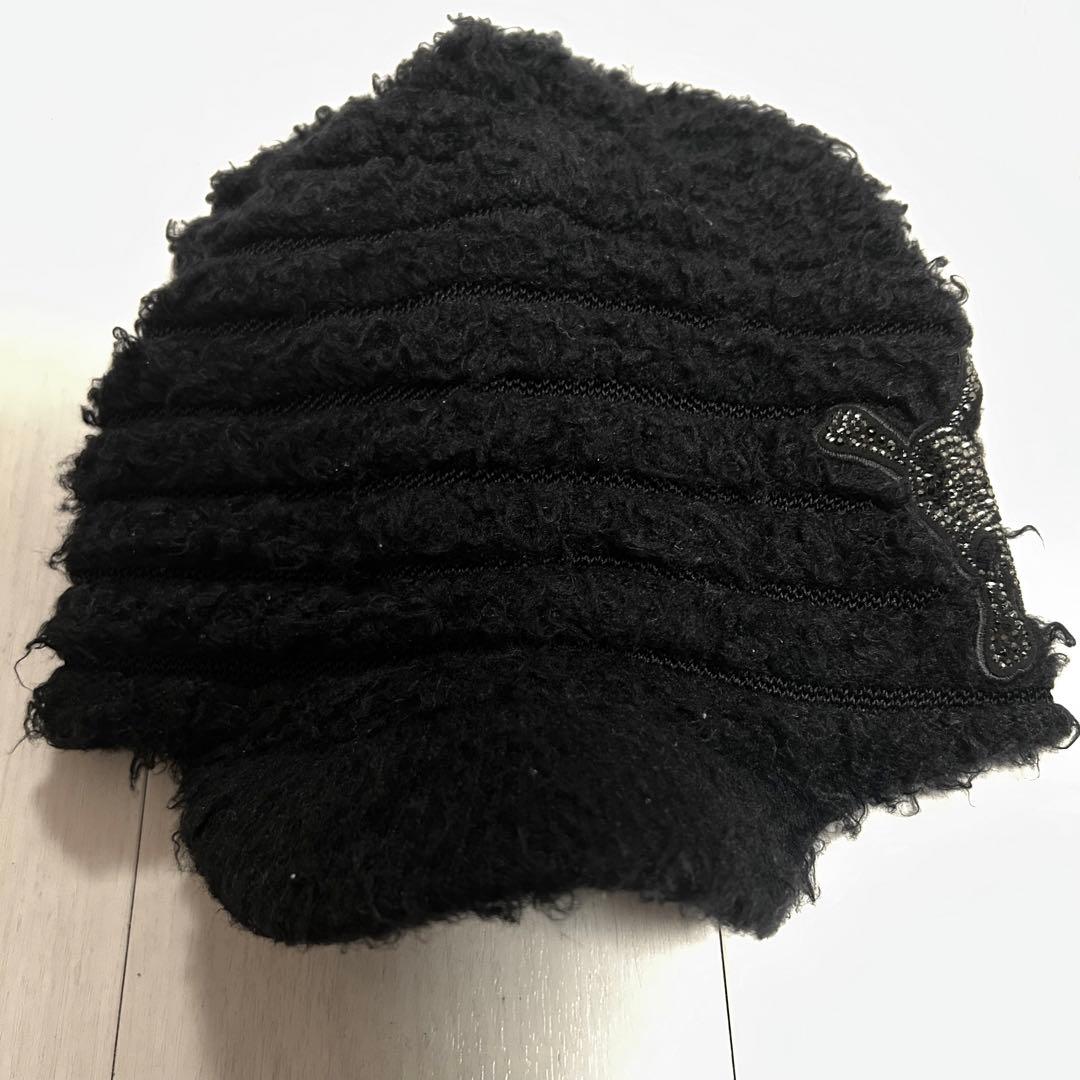 帽子 ROEN Swarovski Knit casquette