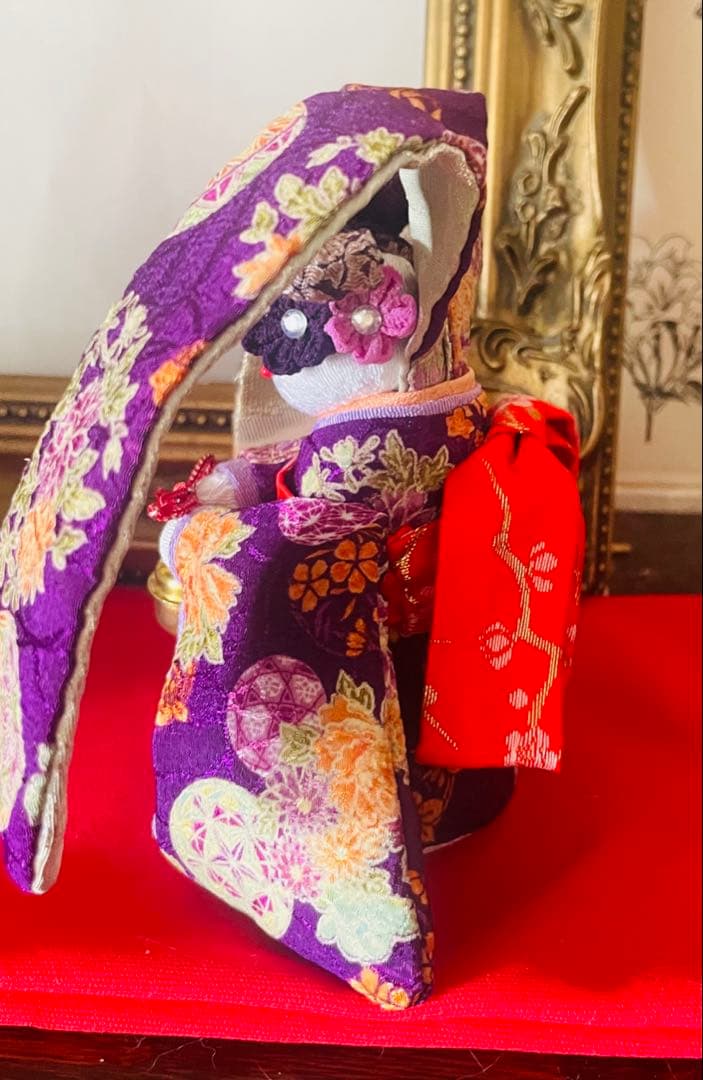 エミになります！ ご検討用 ペアうさぎさん　幸せの鈴の音